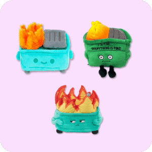 Dumpster Fire Plush Bundle
