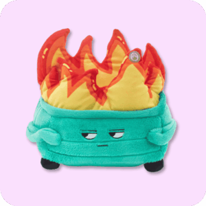 Dumpster Fire Plush Style B