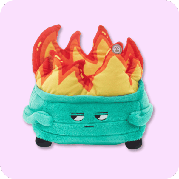 Dumpster Fire Plush Style B