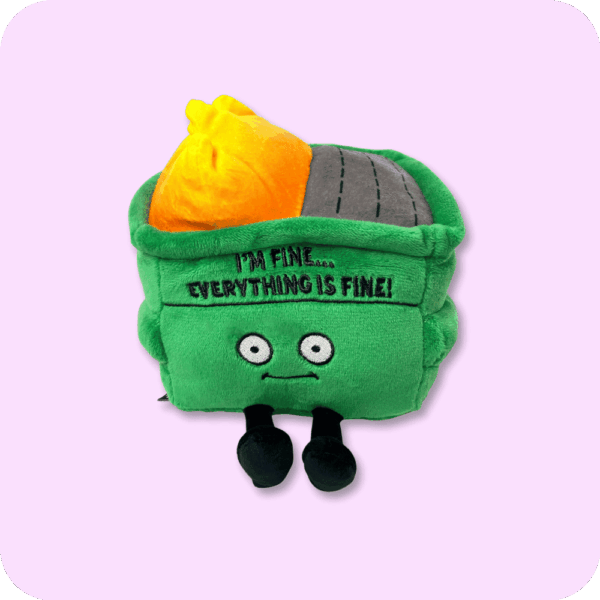 Dumpster Fire Plush Style C
